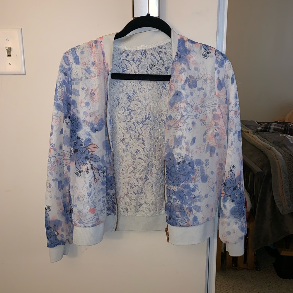 Floral and Lace jacket